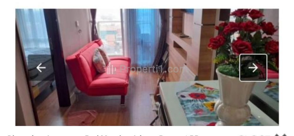 Disewakan Apartemen Puri Mansion Jakarta Barat Tipe 1 Kamar Tidur Fully Furnished