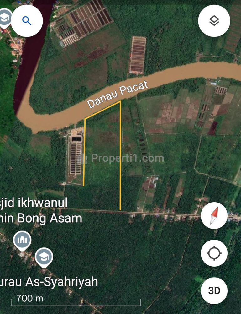 Jual Tanah untuk Kebun dan Industri Dekat Jalan Trans Kalimantan Sungai Ambawang Kalimantan Barat
