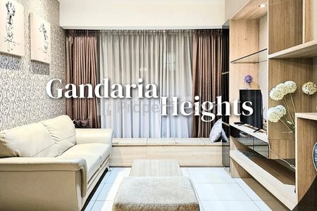 Disewakan Apartemen Gandaria Heights - 2 BR Full Furnished