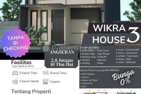 Dijual Rumah Minimalis Bisa KPR Pribadi di Bogor