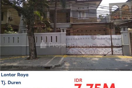 Dijual Cepat dan MURAH Rumah di Tanjung Duren Barat, Jakarta Barat