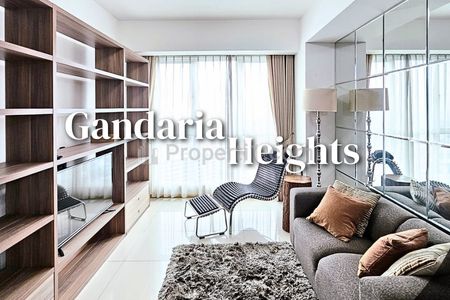 Disewakan Apartemen Gandaria Heights - 2 BR Full Furnished