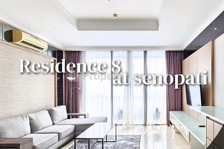 Sewa Apartemen Residence 8 Senopati - 2 BR Full Furnished