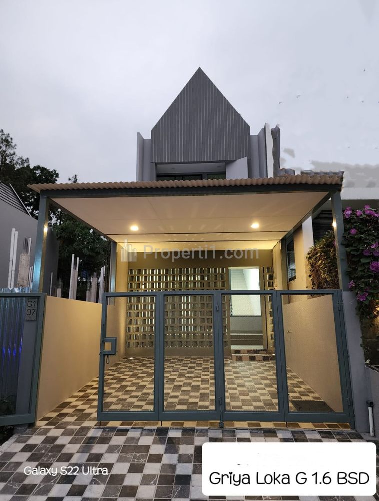 Dijual 2 Unit Rumah Baru Bisa Buat Usaha di Griyaloka 1.6 BSD