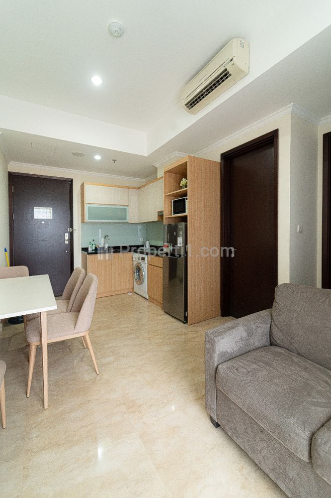 For Rent Apartemen Menteng Park Tipe 2 Bedroom Fully Furnished, Dekat TIM, RSCM, Bunda Hospital, dan Kampus UI Salemba