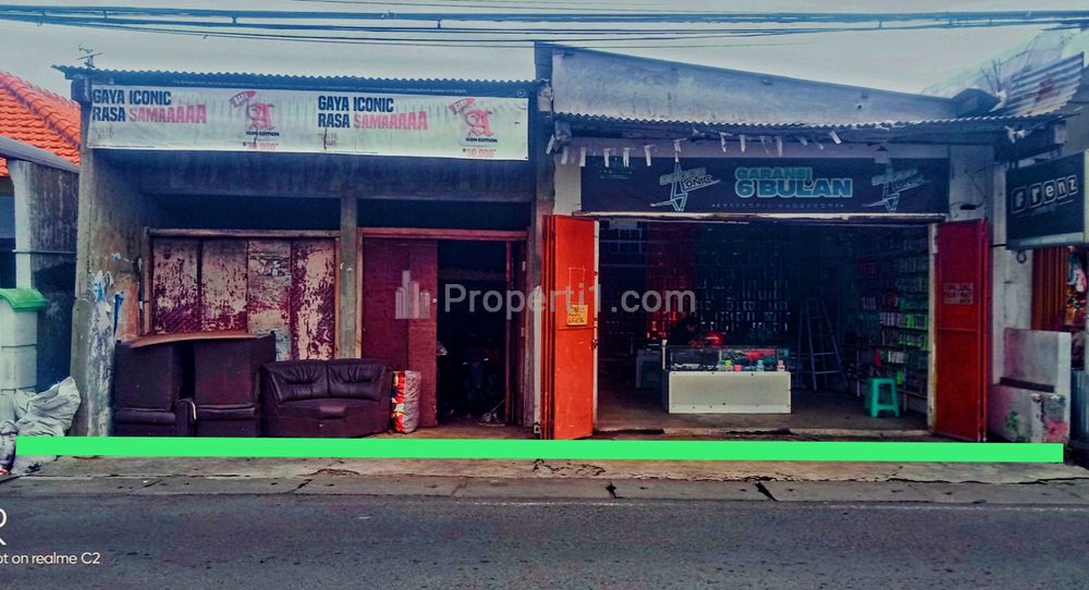 Dijual Murah Tanah Pinggir Jalan Raya dengan Bangunan Ruko, Jl. Brigjend Katamso, Waru, Sidoarjo