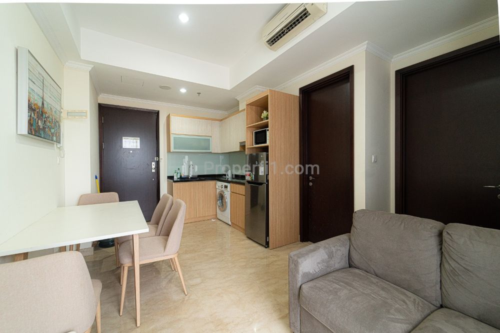For Rent Apartemen Menteng Park Tipe 2 Bedroom Fully Furnished, Dekat TIM, RSCM, Bunda Hospital, dan Kampus UI Salemba
