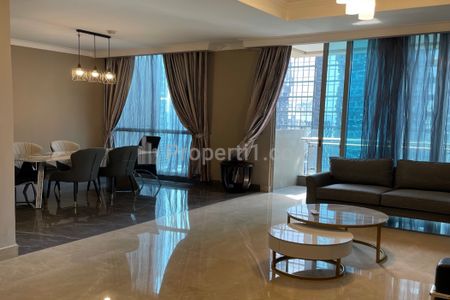 Jual Apartemen Residence 8 Senopati Jakarta Selatan, 3 BR Besar Luas 255sqm Baru Renovasi