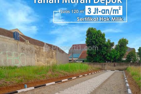 Dijual Kavling SHM Murah di Depok