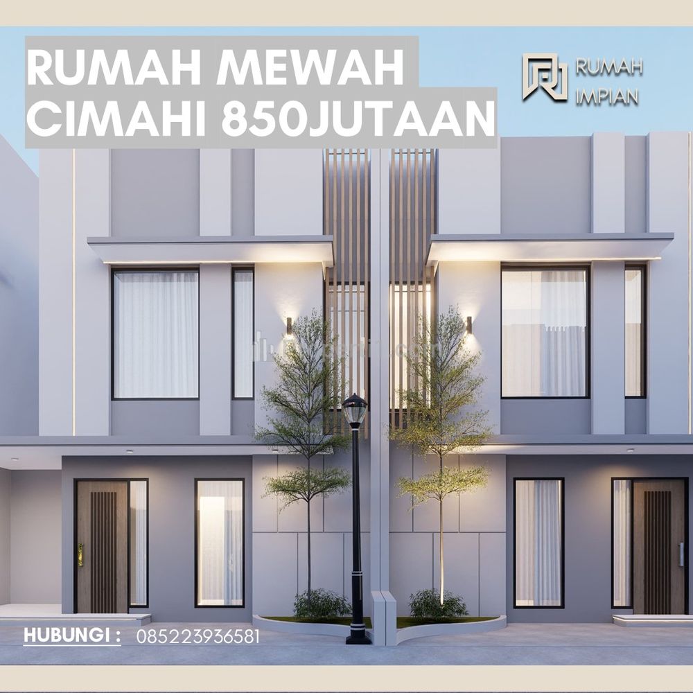 Jual Perumahan Elit 2 Lantai di Cimahi, Dekat Kolam Renang Cipageran, All In Free Biaya SHM