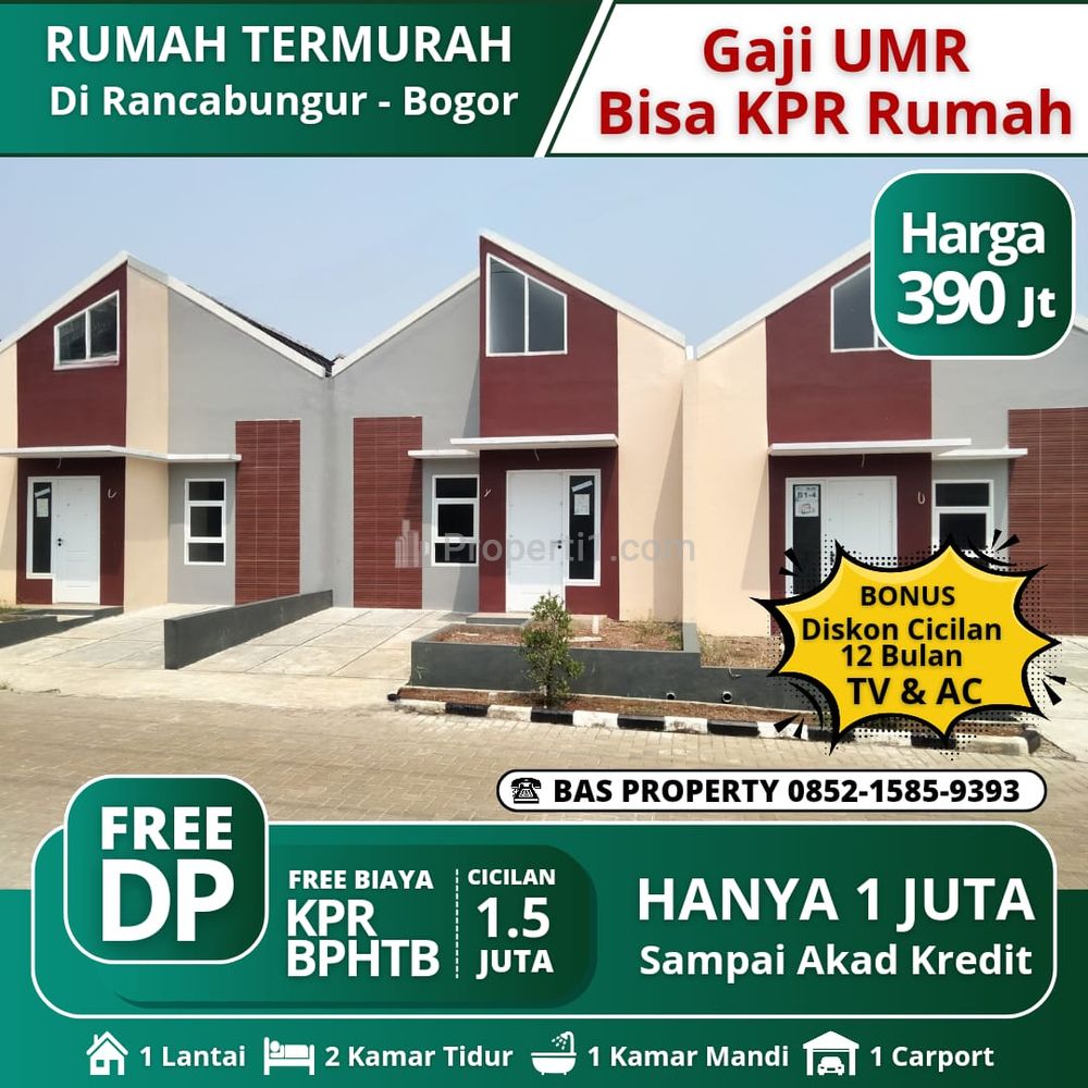 Dijual Rumah di Pesona Octoria Bogor, Murah Tanpa DP Diskon Angsuran Hingga 1 Juta Selama 12 Bulan