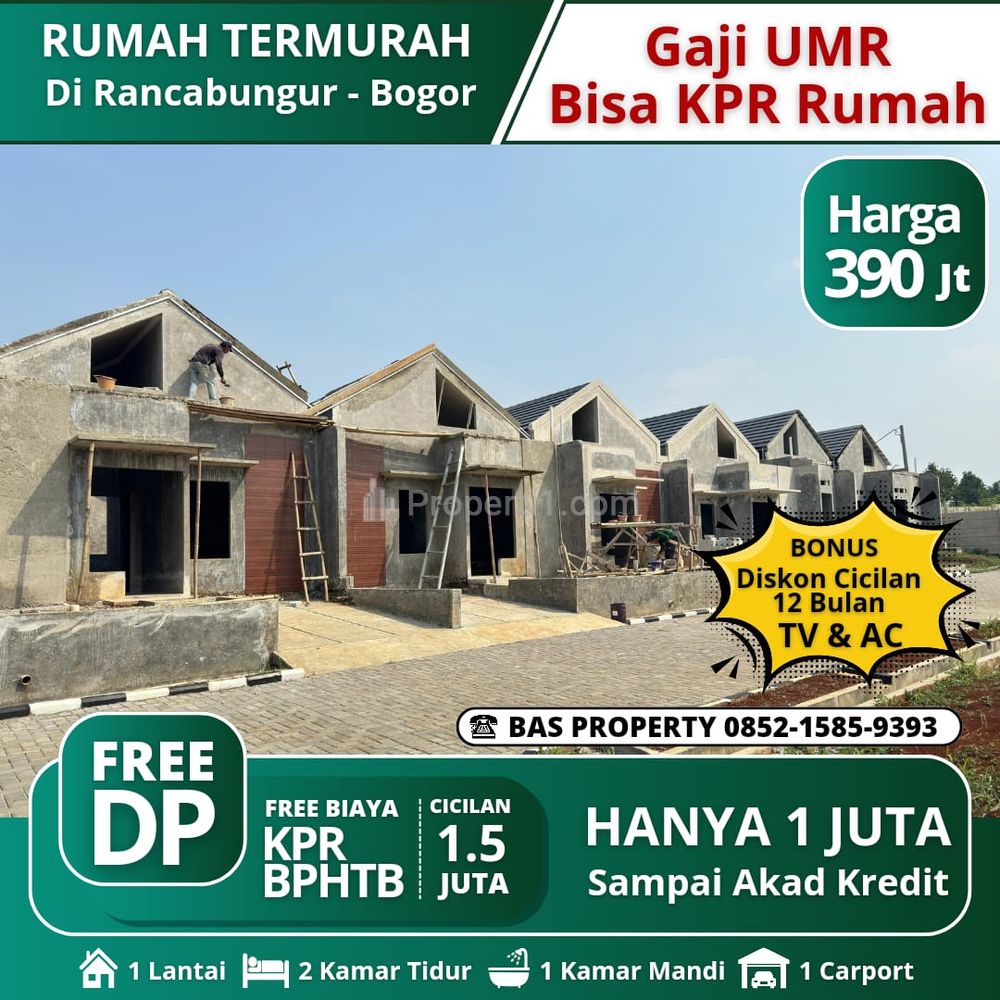 Dijual Rumah di Pesona Octoria Bogor, Murah Tanpa DP Diskon Angsuran Hingga 1 Juta Selama 12 Bulan