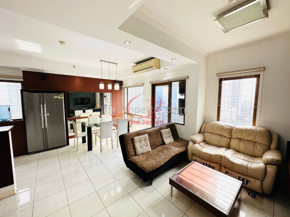 Apartment for Rent at Sudirman Park 2+1 BR Fully Furnished, Near Citywalk Sudirman, LSPR, Sahid Sudirman Center Building, and Setiabudi MRT Station