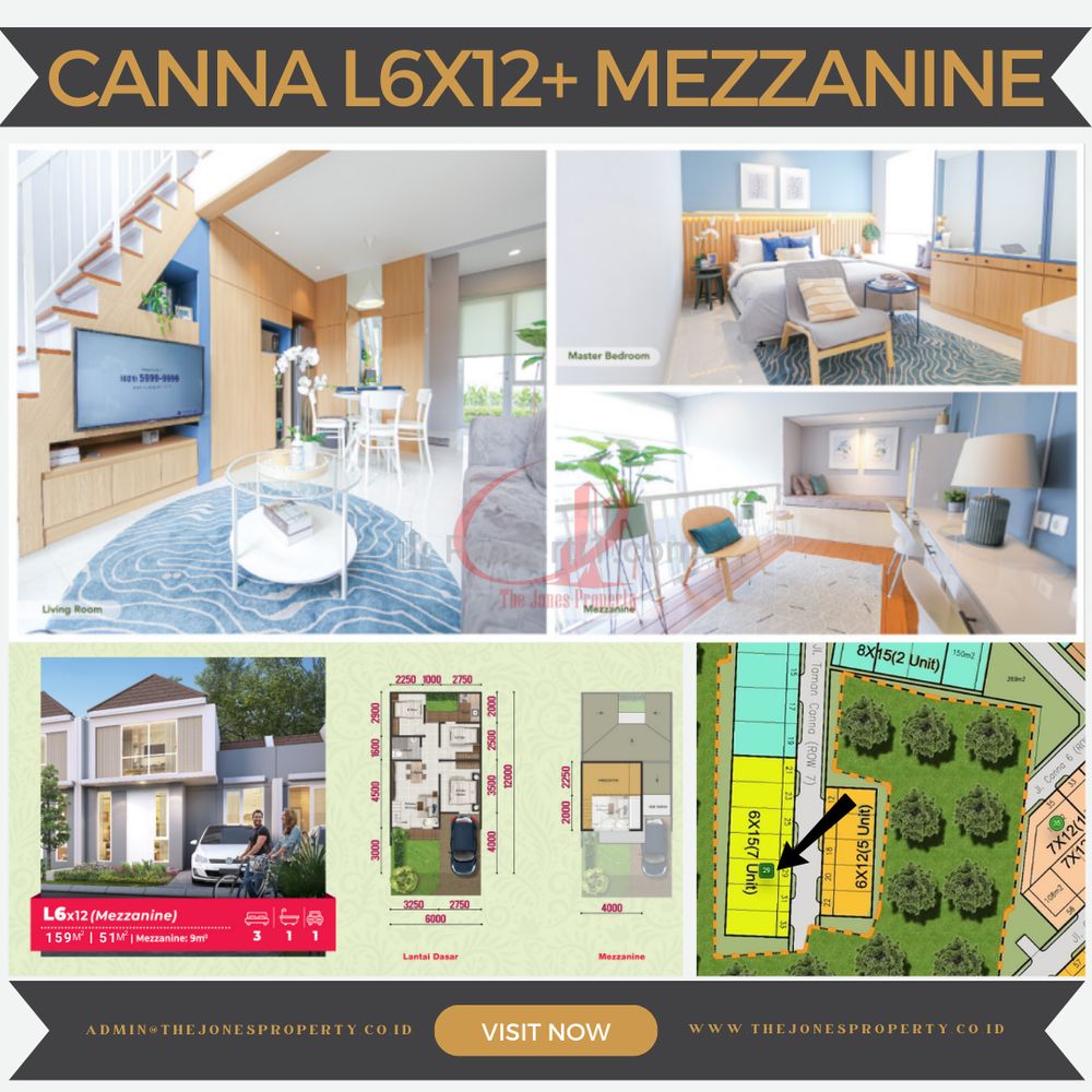 Dijual Canna L6x12+ Mezzanine