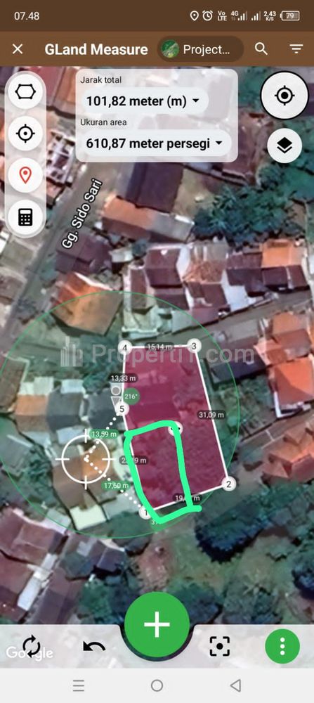 Dijual Segera Tanah Siap Bangun Nempel Jalan Aspal Dawung Pudakpayung Semarang