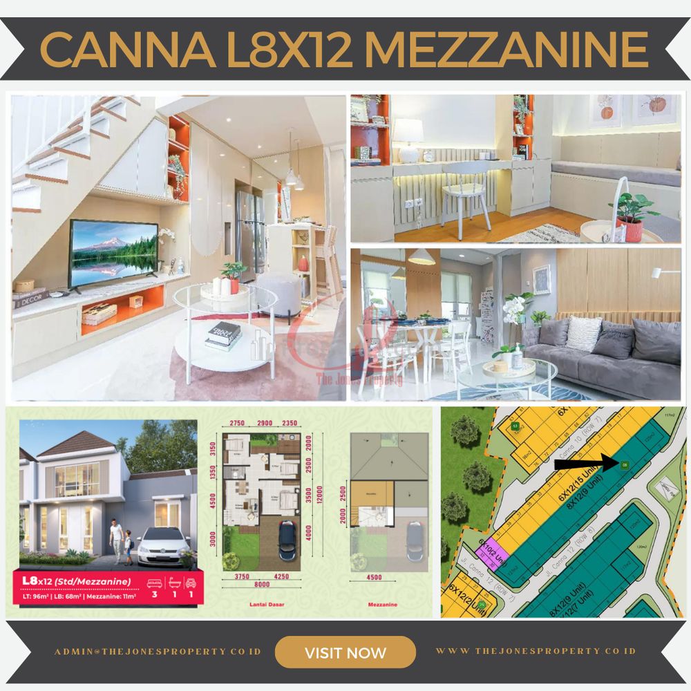 Dijual Canna L8x12 Mezzanine