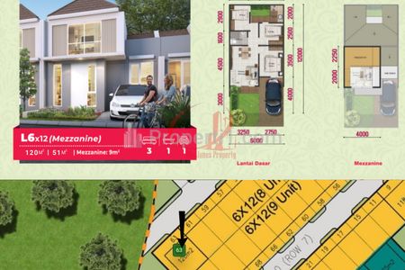 Dijual Rumah Cluster Canna L6x12+ Mezzanine di Tangerang