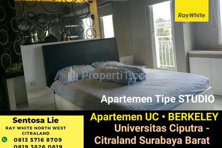 Jual Apartemen UC Berkeley Tipe Studio Full Furnished - Universitas Ciputra Citraland Surabaya