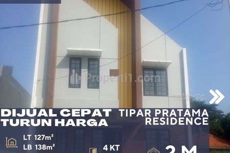 Dijual Rumah Townhouse Lokasi Sangat Strategis di Pasar Rebo Jakarta Timur