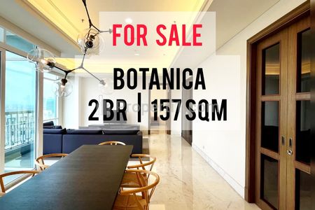 Jual Termurah!!! Apartemen Botanica - 2 BR 157 m2 Furnished, Ready To Use, Best City View, DIRECT OWNER – By InHouse Botanica, YANI LIM 08174969303