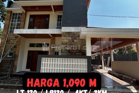 Dijual Rumah Mewah 2 Lantai View Merapi Dekat Kampus UII, Sleman