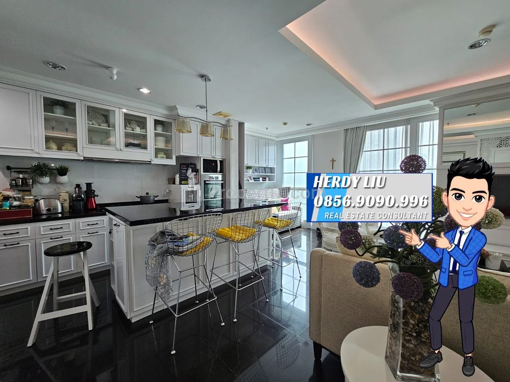 Dijual Apartemen Residence 8 Senopati - 2+1 Kamar 170 Sqm Fully Furnished