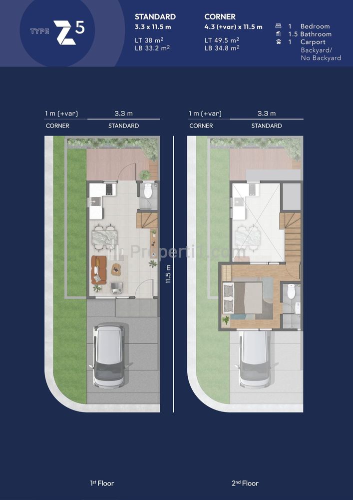 For Sale New Cluster @9en Collection Park Serpong Tangerang