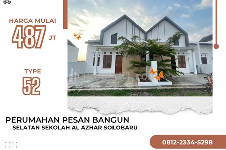 Dijual Promo Rumah Baru di Solobaru, Hunian Murah Arah Gentan Raya Sukoharjo