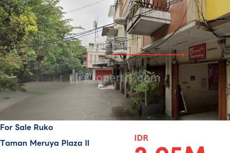 Dijual Ruko Murah di Komplek Ruko Taman Meruya Plaza, Jakarta Barat