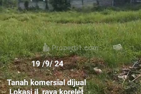 Dijual Tanah Komersial 2 ha di Pinggir Jalan Raya Korelet Panongan Tangerang, Ada Ijin Industri