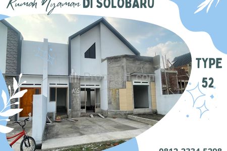 Dijual Hunian Nyaman di Sukoharjo, Rumah Murah Arah Gentan Raya Solobaru