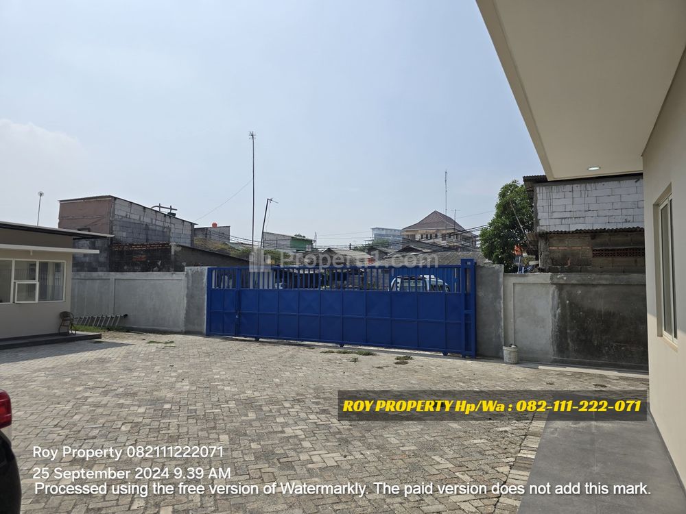 Disewakan Tanah di Raya Cilincing Jakarta Utara 2 Hektar Sudah Full Paving Blok dan Ada Gedung Kantor Baru