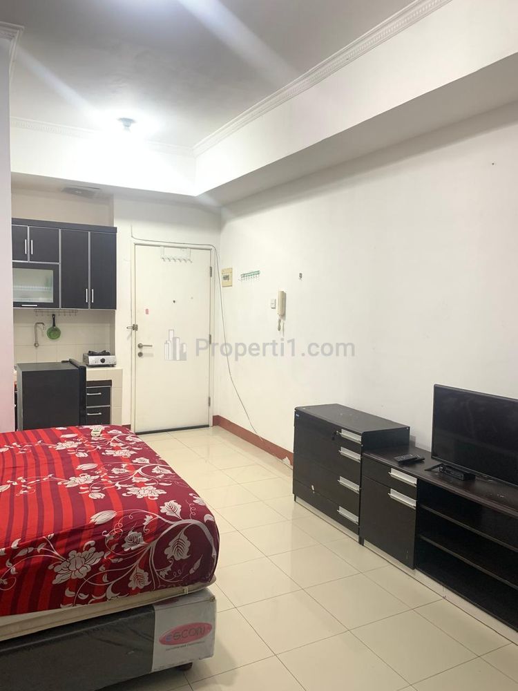Sewa Apartemen Bulanan / Tahunan : Seasons City - Studio Full Furnished Dekat Universitas Trisakti & Untar Pintu Keluar-Masuk Tol Jakarta Barat Grogol