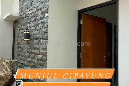 Jual Rumah Minimalis Siap Huni di Munjul, Cipayung, Jakarta Timur