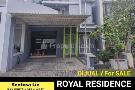 LUAS MURAH Dijual Rumah Royal Residence Buckingham Lokasi TerDEPAN dekat Showroom HONDA, Pakuwon Mall Surabaya