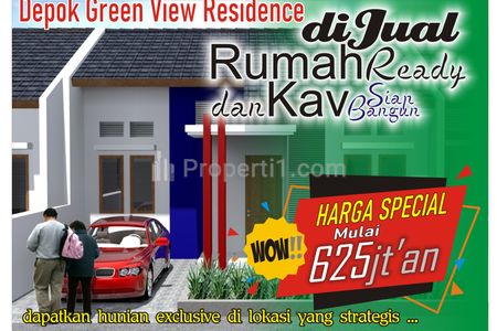 Jual Rumah Strategis Minimalis di Depok Green View Residence (Promo Rumah di Depok)