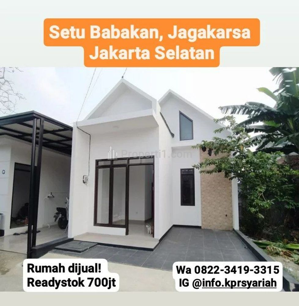 Jual Rumah Ready Cluster Setu Babakan Jagakarsa di Jakarta Selatan