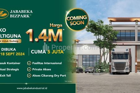 Dijual Gudang Multiguna di Pusat Kota Jababeka Cikarang Utara Bekasi Jawa Barat