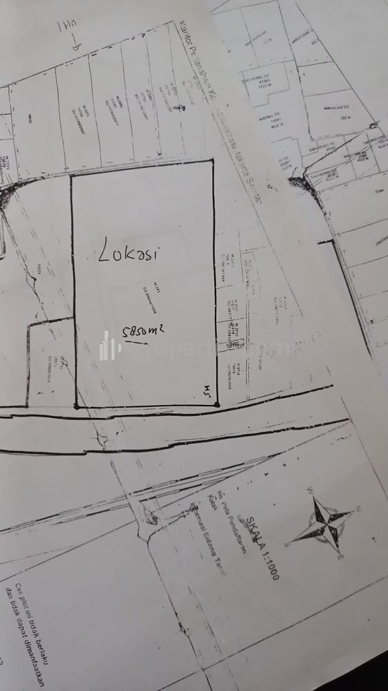 Jual Tanah Kosong SHM Luas 6000 m2 di Jalan Tanjung Barat, Depan Stasiun, Strategis, Bisa untuk Komersial, Pasar Minggu, Jakarta Selatan