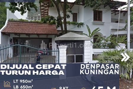 Dijual Rumah Bagus di Area Prime dan Elit Kedutaan di Daerah Kuningan Jakarta Selatan