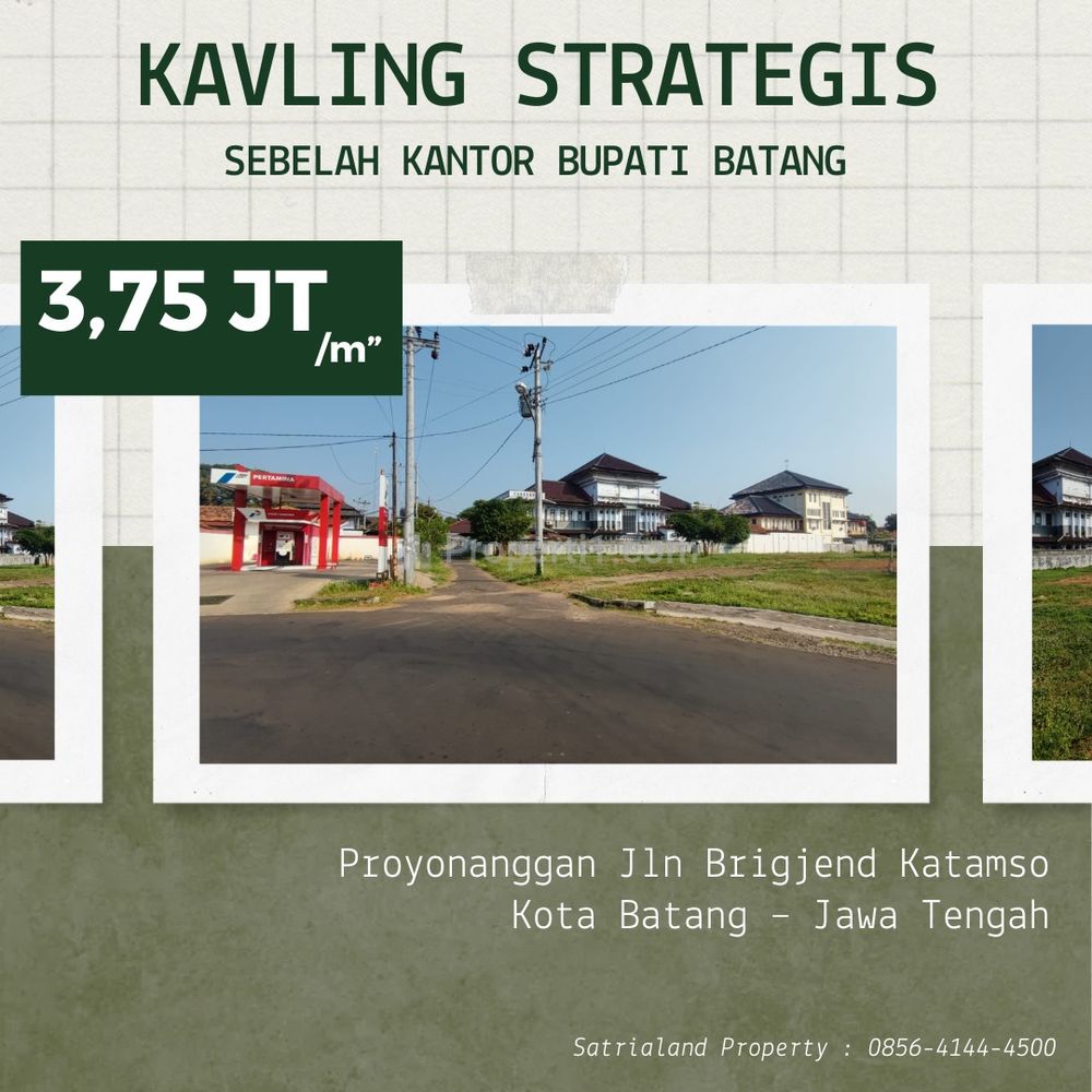Jual Tanah Kavling Strategis Pusat Kota Batang - Jawa Tengah (Dekat KITB)