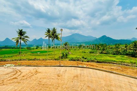 Jual Tanah Murah Siap Bangun Villa atau Berkebun, View Pegunungan Dekat Jalan Raya di Bogor