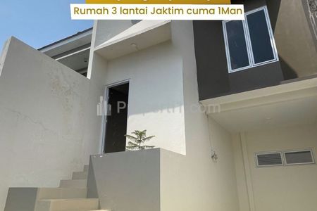 Rumah Baru Dijual di Cilangkap Jakarta Timur 3 Lantai Ready