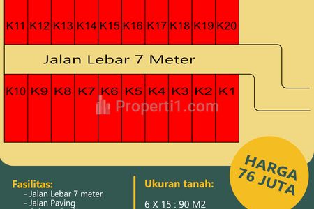 Jual Tanah Kavling di Bumiayu Brebes, Siap Bangun