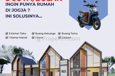 Jual Rumah Baru di Sleman Belakang Rumah Sakit At Turots Al Islamy