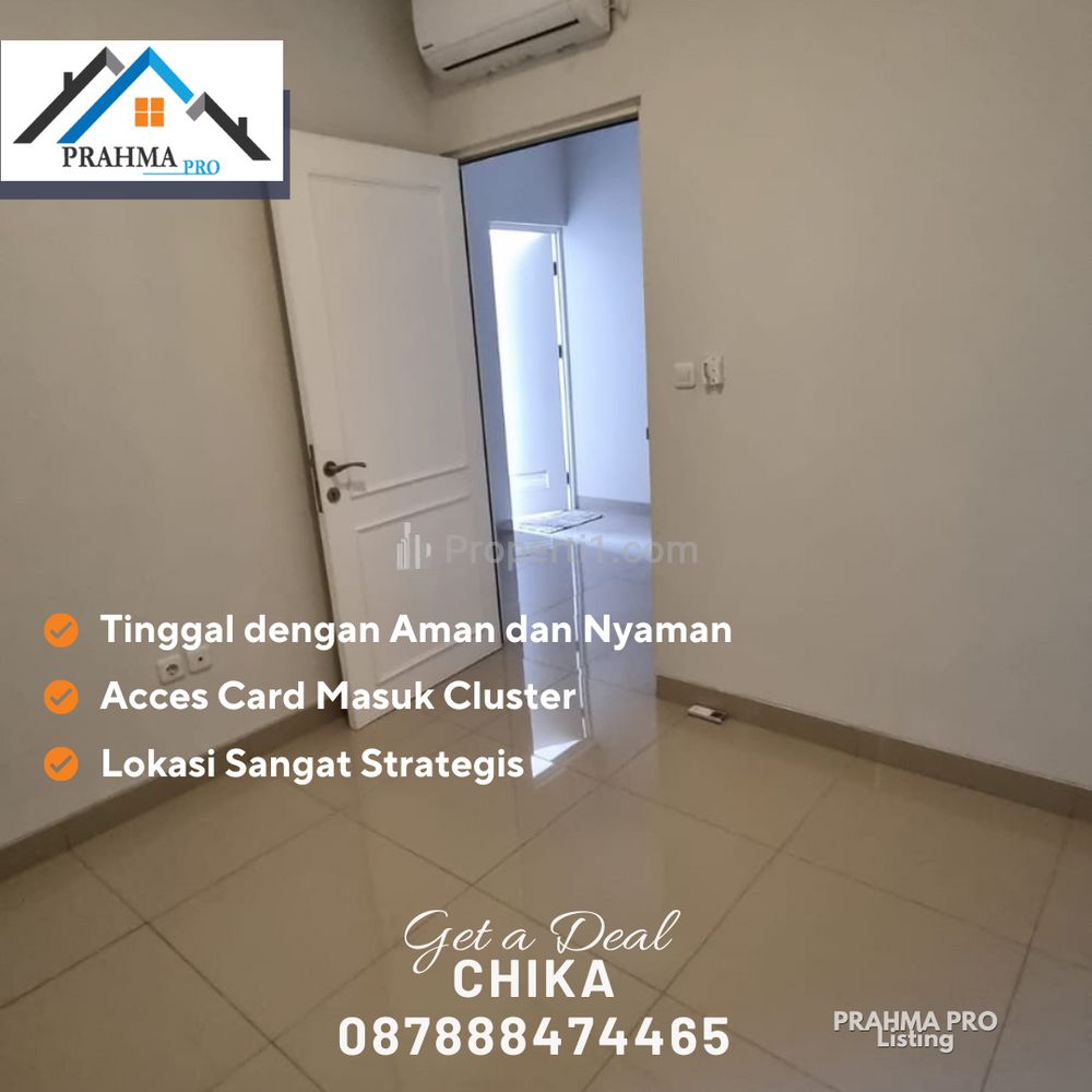 Jual Rumah Baru Dalam Cluster Posisi Hoek di Millenium City Cluster Alton Parung Panjang Bogor