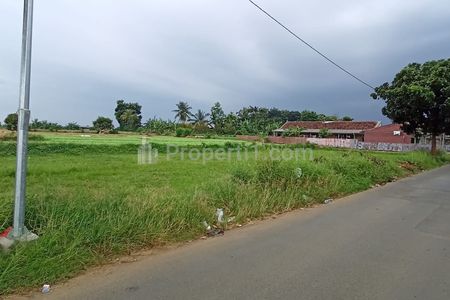 Dijual Tanah Komersial di Jalan Raya Kamp Sawah, Bojong, Kemang, Bogor