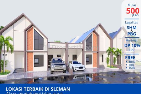 Jual Rumah 500 Jutaan di Sleman, Dekat Pasar Induk Godean