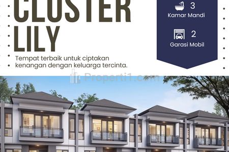 Dijual Rumah di Cluster Lily Type 8 X 15, Tangerang