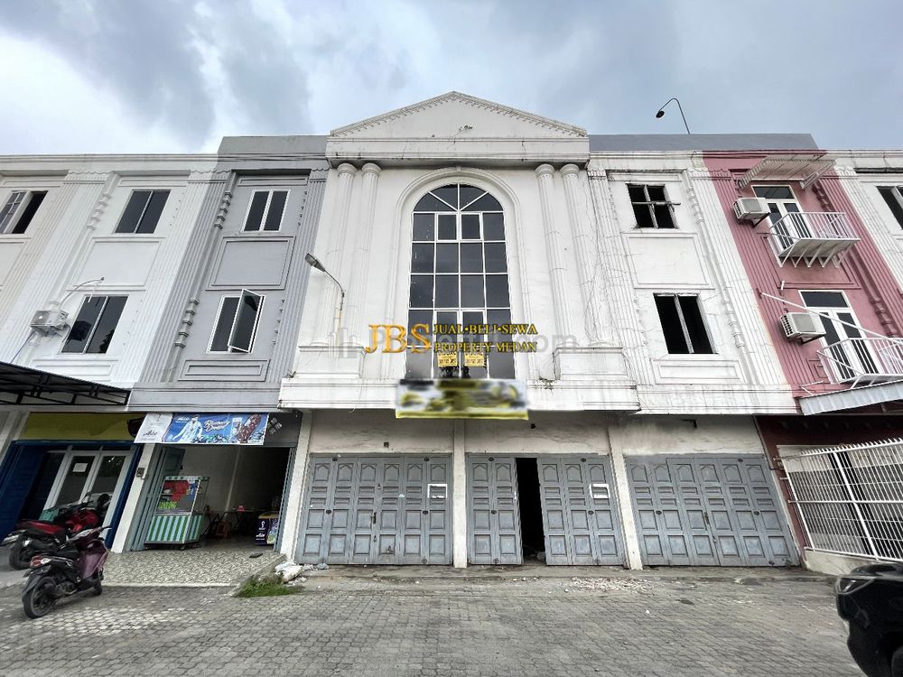 Jual Ruko Gandeng 3 Tingkat di Komplek Raztan Palace Jalan Bangau Medan